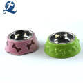 New Design Feeding Drinking Cute Custom Printed Round Ceramic Pet Bowl